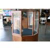 Image 2 : OCTAGON GLASS 2-DOOR DISPLAY CABINET
