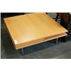 Image 2 : SQUARE MAPLE IKEA COFFEE TABLE