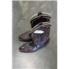 Image 3 : LEATHER TOOLED COWBOY BOOTS