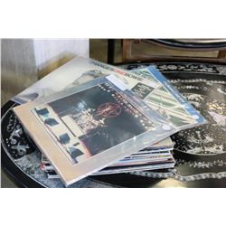 LOT OF BEATTLES RUSH AND BOWEY RECORDS ETC