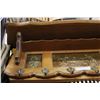 Image 1 : WOOD AND BRASS KEY RACK SHELF