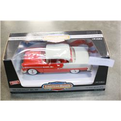 AMERICAN MUSCLE DIE CAST 1955 CHEVY IN BOX