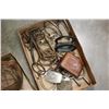 Image 3 : LOT OF SPURS BELT BUCKLES AND HORSE TACK