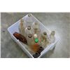 Image 1 : LOT OF VINTAGE GLASS BOTTLES