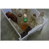 Image 3 : LOT OF VINTAGE GLASS BOTTLES
