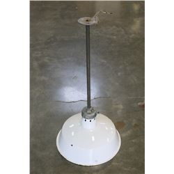 STEBER VINTAGE ENAMEL INDUSTRIAL CEILING LIGHT