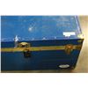 Image 1 : BLUE METAL VINTAGE TRUNK