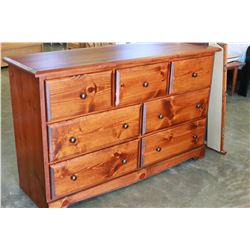 MACLEAREYS MONTANA PINE 7-DRAWER DRESSER WITH MIRROR