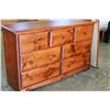 Image 2 : MACLEAREYS MONTANA PINE 7-DRAWER DRESSER WITH MIRROR