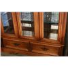 Image 3 : OAK CASED CHINA DISPLAY CABINET