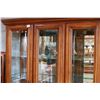 Image 4 : OAK CASED CHINA DISPLAY CABINET