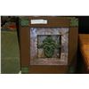 Image 1 : PAIR OF METAL FRAMED WALL HANGINGS