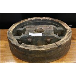 ANTIQUE WOOD WHEEL