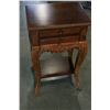 Image 1 : 2-DRAWER WALNUT PLANTSTAND