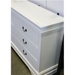 NEW WHITE MODERN AVENZA 6 DRAWER DRESSER RETAIL $899