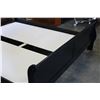 Image 4 : NEW KINGSIZE AVENZA BLACK MODERN SLEIGHBED, SOLID WOOD CONSTRUCTION, RETAIL $1499
