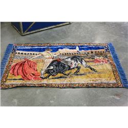 SPANISH BULL FIGHTING RUG