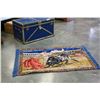 Image 2 : SPANISH BULL FIGHTING RUG
