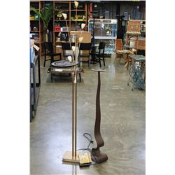 UNIQUE FLOOR LAMPA AND CANDLESTAND