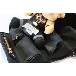 HARLEY HANDLE BAR BAG AND PIG