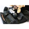 Image 1 : HARLEY HANDLE BAR BAG AND PIG