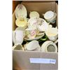 Image 1 : BOX OF CHINA CUPS AND SAUCERS ETC