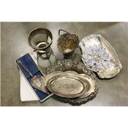 COLLECTION OF SILVER PLATE