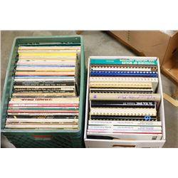 TWO BOXES OF SHEET MUSIC