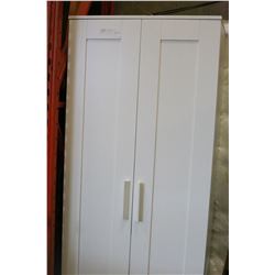 MODERN WHITE 2-DOOR IKEA WARDROBE