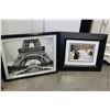 Image 1 : FRAMED MIRROR AND PARIS AND VENICE PRINTS