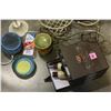 Image 5 : LOT OF TEALIGHT HOLDERS CANDLES AND CAKE DECORATING ITEMS