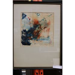 SIGNED WATER COLOR BY MARY C.DAVIS