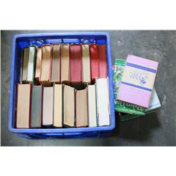 CRATE OF VINTAGE BOOKS