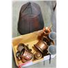 Image 2 : LOT OF COPPER ITEMS AND MESH DOME
