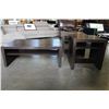 Image 1 : MODERN ESPRESSO 3 PIECE COFFEE AND ENDTABLE SET