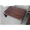 Image 3 : MODERN ESPRESSO 3 PIECE COFFEE AND ENDTABLE SET