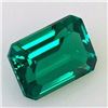 Image 2 : 50 ct AAA Lab Emerald Octagon 30 x 20 mm