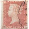 Image 2 : British 1850-1860 One Penny Stamp with Envelope