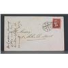 Image 1 : British 1871 One Penny Stamp with Envelope