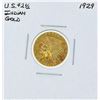 Image 1 : 1929 $2 1/2 Indian Head Quarter Eagle Gold Coin