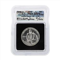 1982-D George Washington Half Dollar Coin ICG MS69