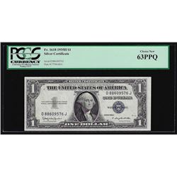 1935H $1 Silver Certificate Note PCGS Choice New 63PPQ