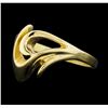 Image 2 : 14KT Yellow Gold Freeform Ring