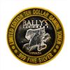 Image 2 : .999 Silver Ballys Las Vegas $10 Casino Gaming Token Limited Edition