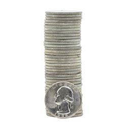 Roll of (40) 1958-P Brilliant Uncirculated Washington Quarters