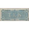 Image 2 : 1864 $10 The Confederate States of America Note