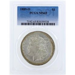 1889-O $1 Morgan Silver Dollar Coin PCGS MS65