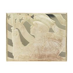 Norman Rockwell Fondest Memories 1500 Grains Sterling Silver Ingot
