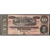 Image 1 : 1864 $10 The Confederate States of America Note