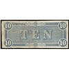 Image 2 : 1864 $10 The Confederate States of America Note